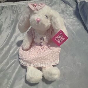 oits cutie Small Soft Stuffed Animal Bunny Rabbit Plush Toy for Baby Girls